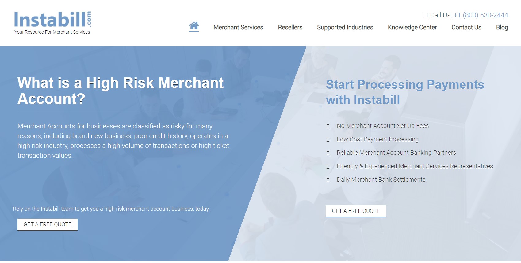 Instabill - High Risk Merchant Account provider